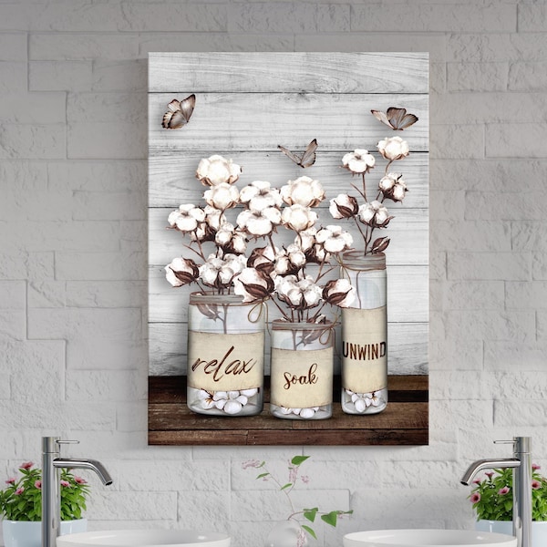 Farmhouse Bathroom Wall Decor (Just for you!) - Etsy