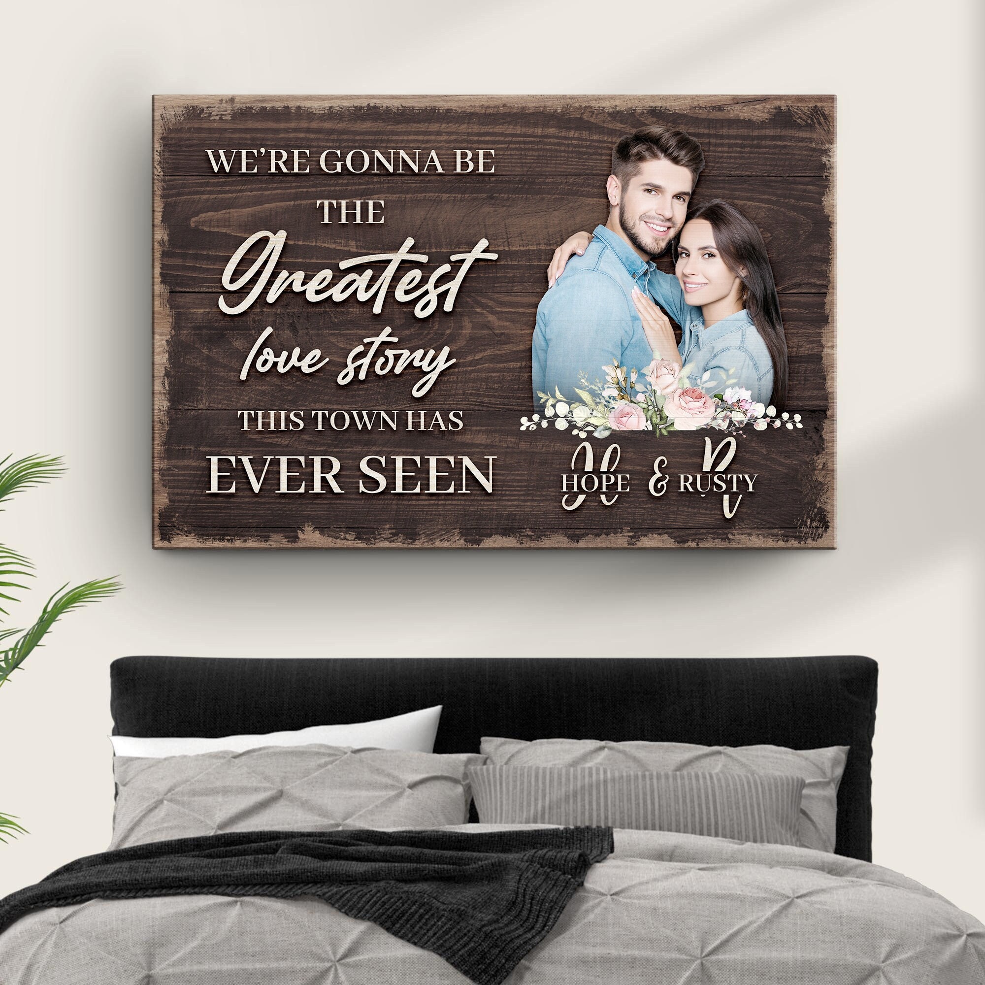 LANCO Greatest Love Story Man Lady Couple Song Lyric Quote Print