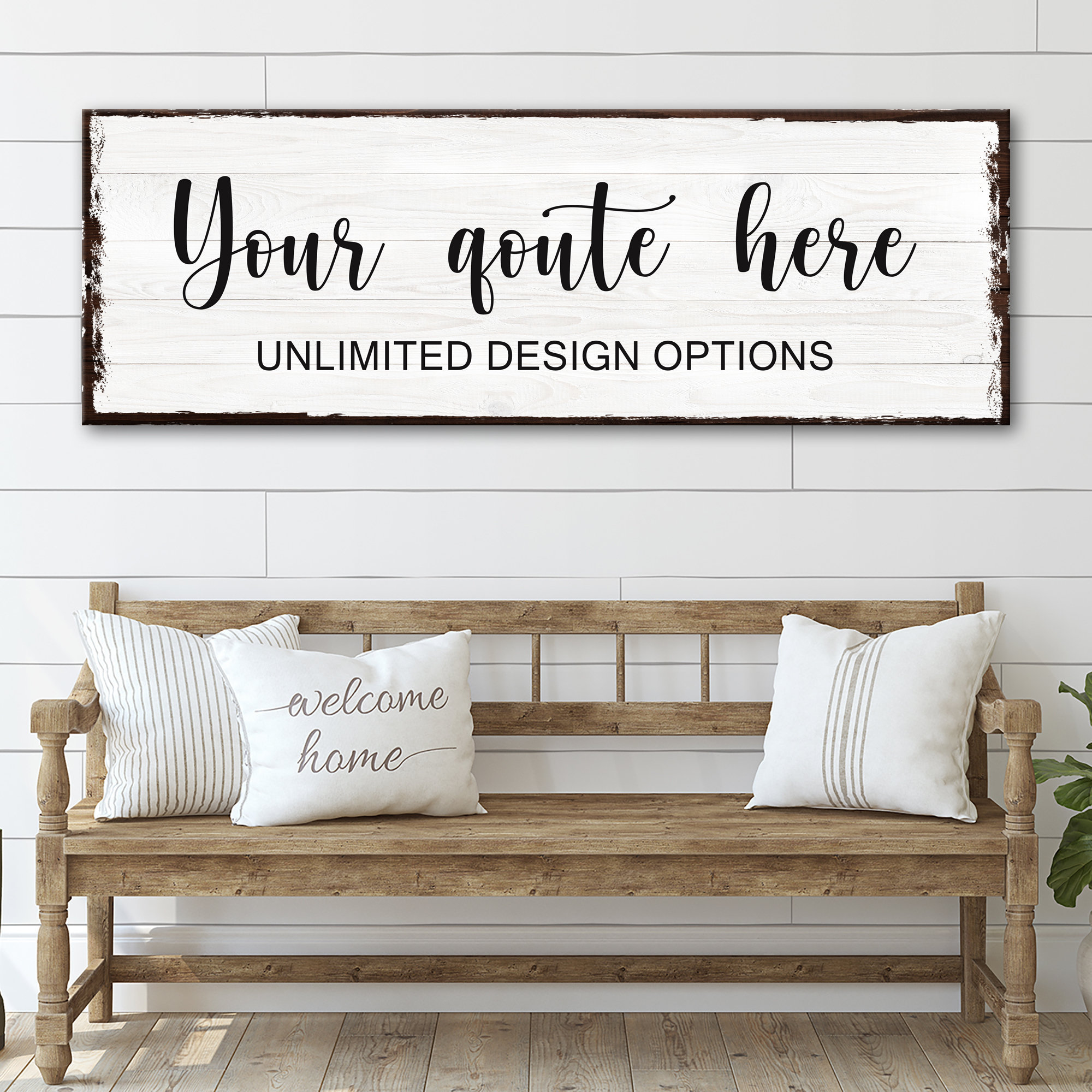 Custom Quote Sign Create Your Own Canvas Quote Decor Custom Etsy