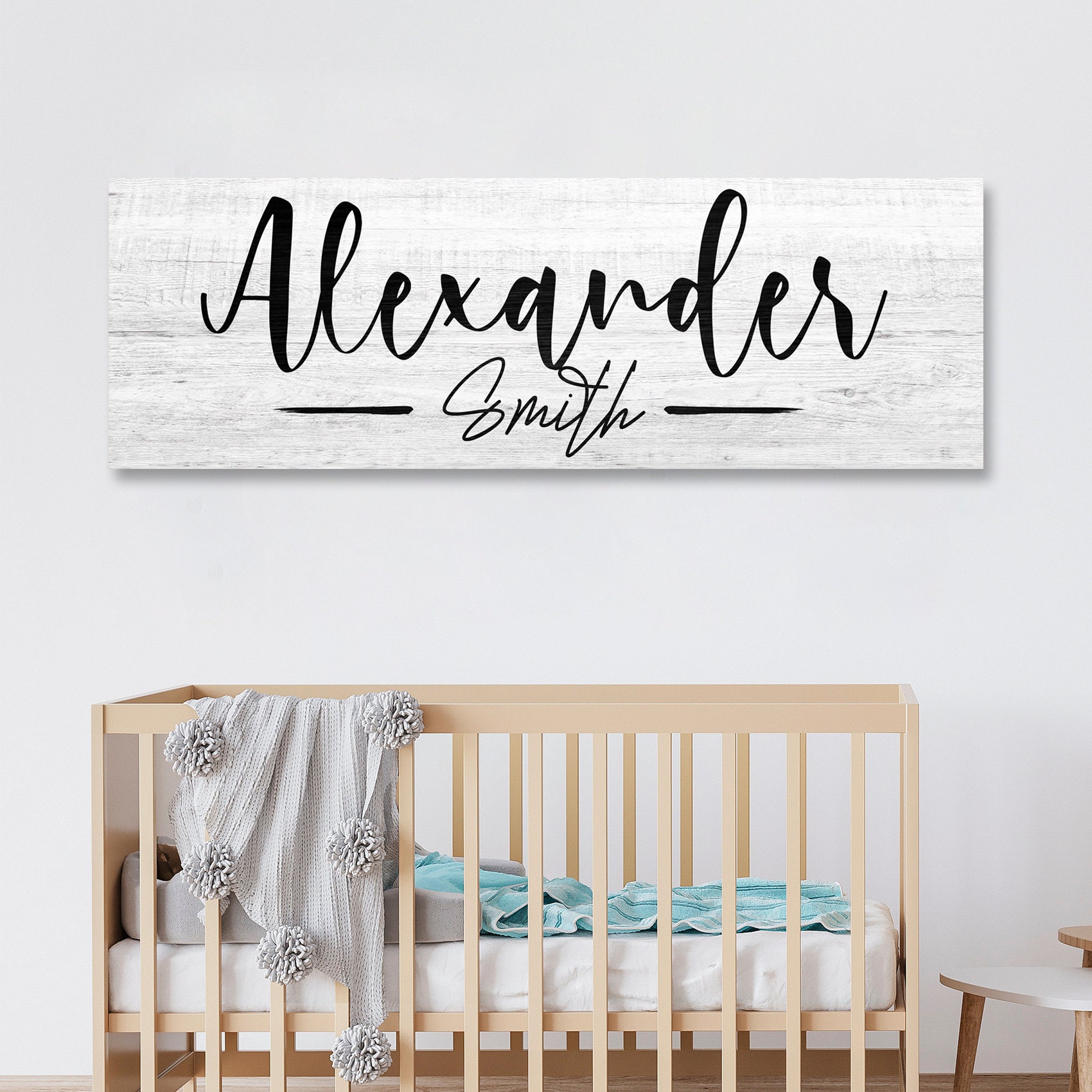 Nursery Name Sign Baby Name Custom Name Nursery Decor Baby Etsy