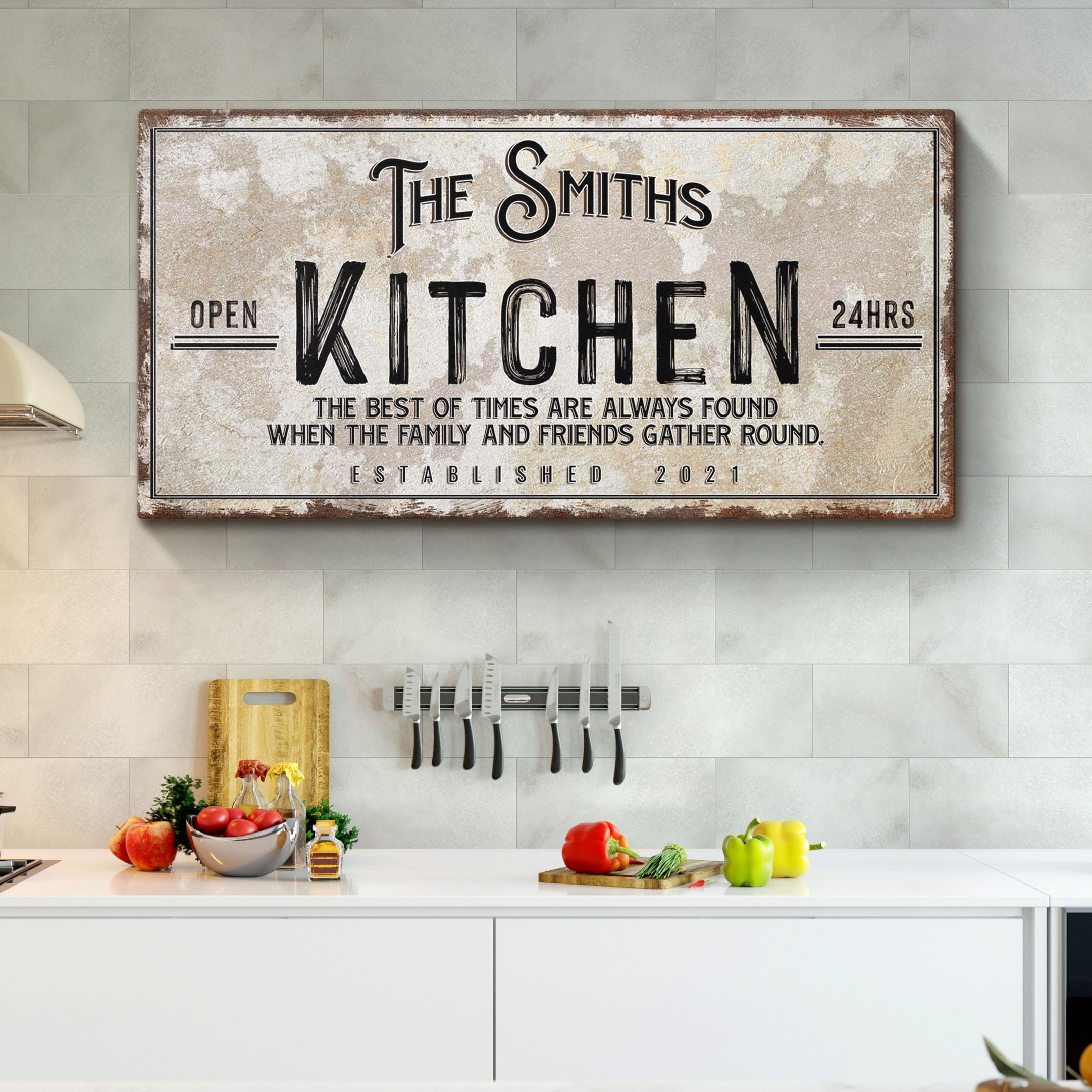 Farmhouse Kitchen Signs Wall Decor Funny Kitchen Wall Art-Kitchen