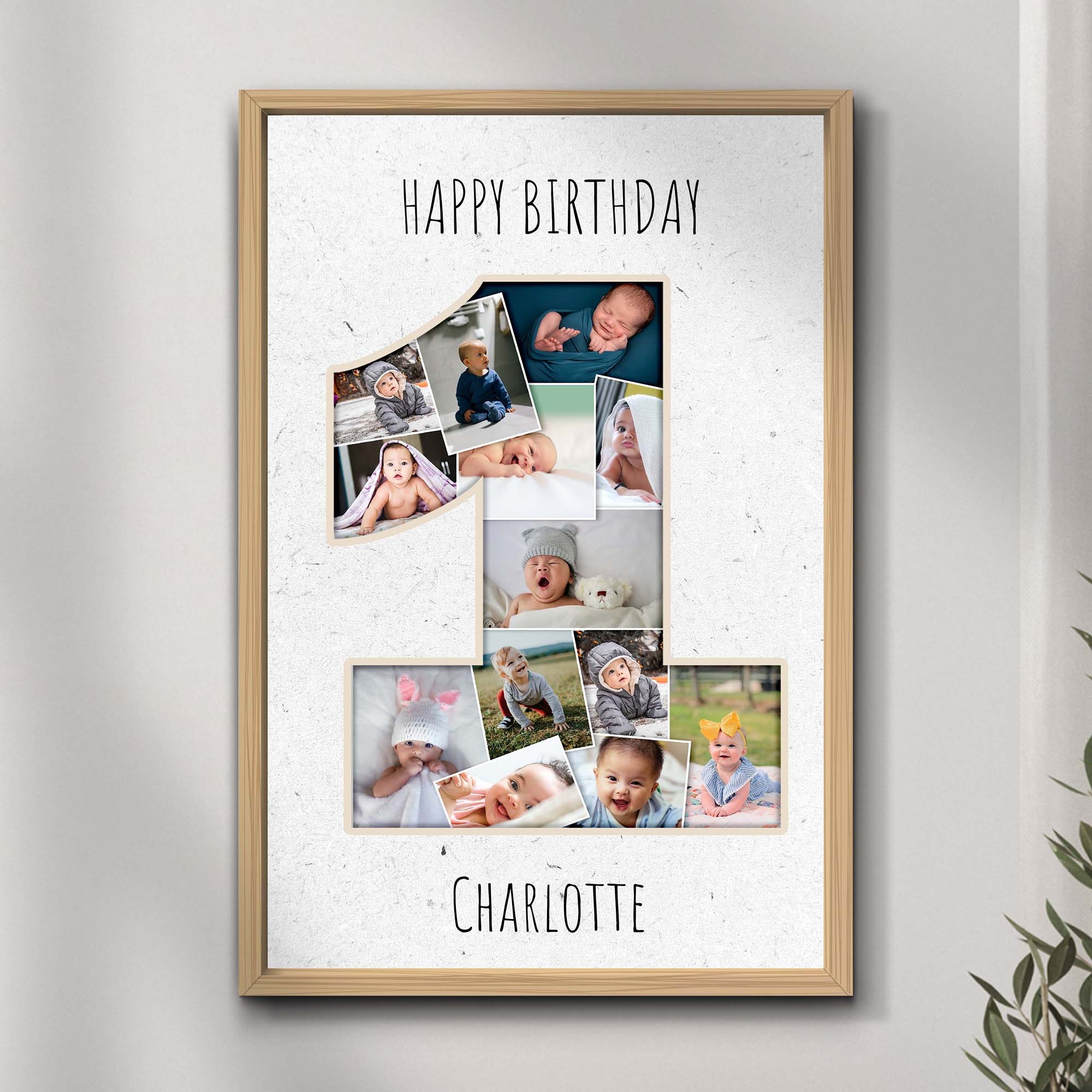 Personalized 1st Birthday Gifts 1 Year Old Girl Gift Picture - Etsy Finland