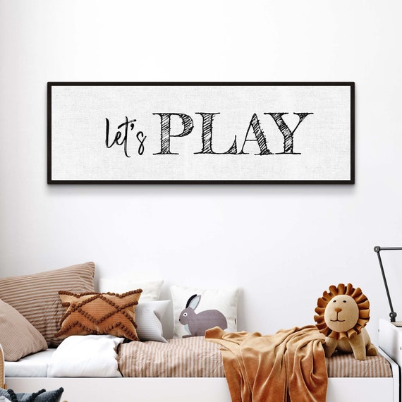 Signs on sale for playroom