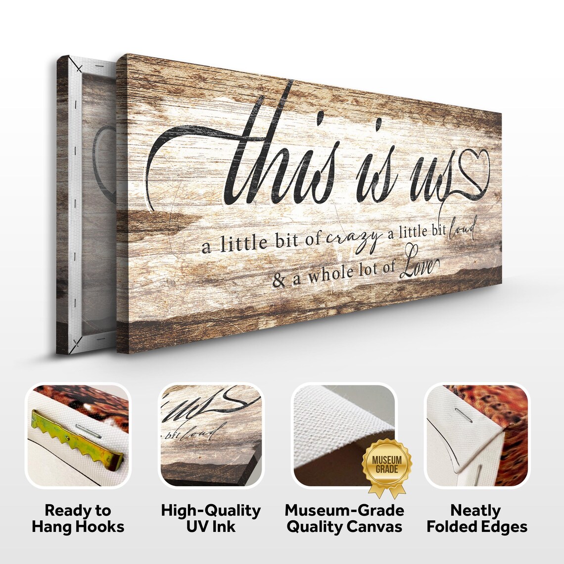 This is Us Canvas Sign | Family Sign | Above the Bed Decor | A Little ...