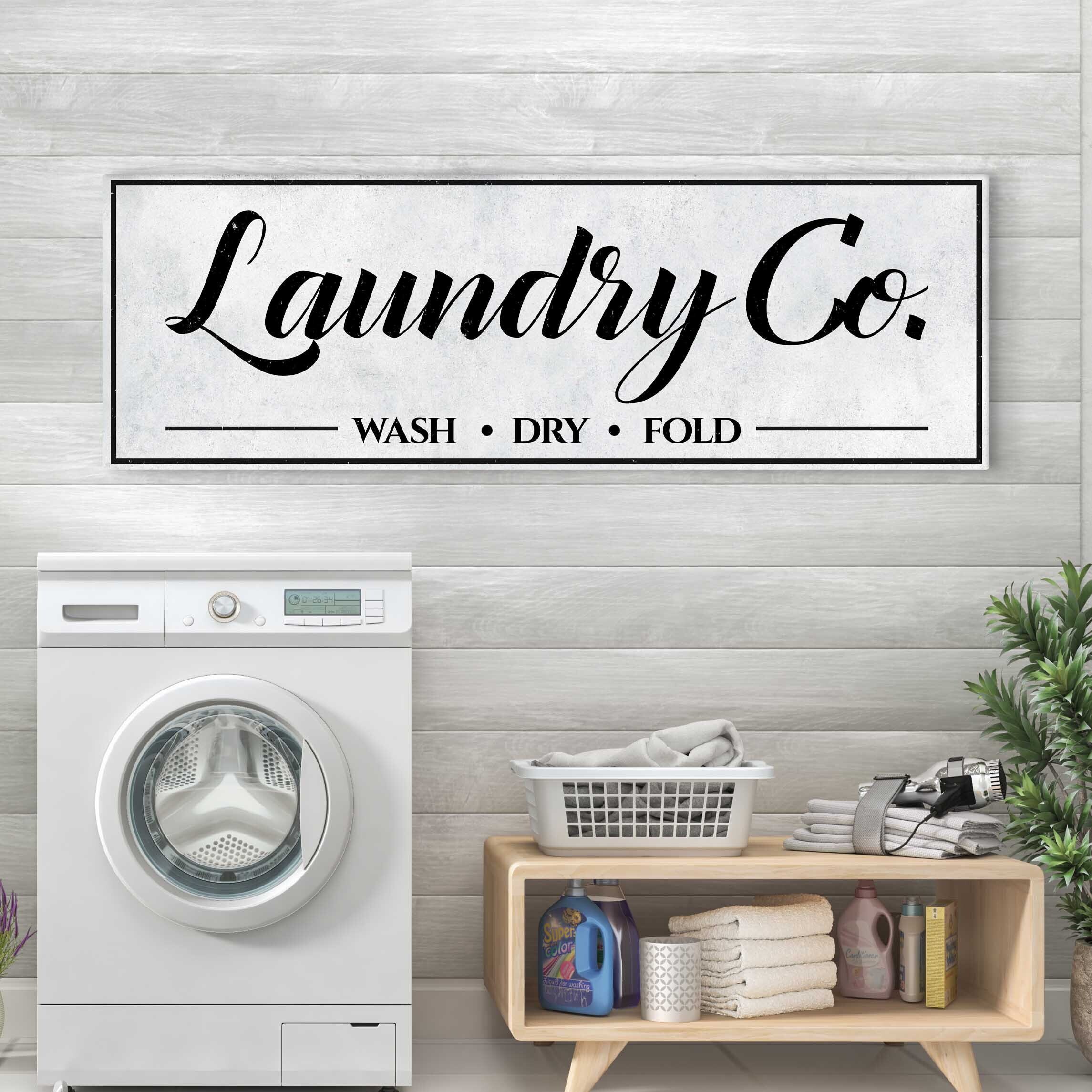 Laundry Sign Wash Dry Fold Laundry Co Self Service Laundry Etsy Laundry Sign Wash Dry Fold Laundry Co Self Service Laundry Etsy