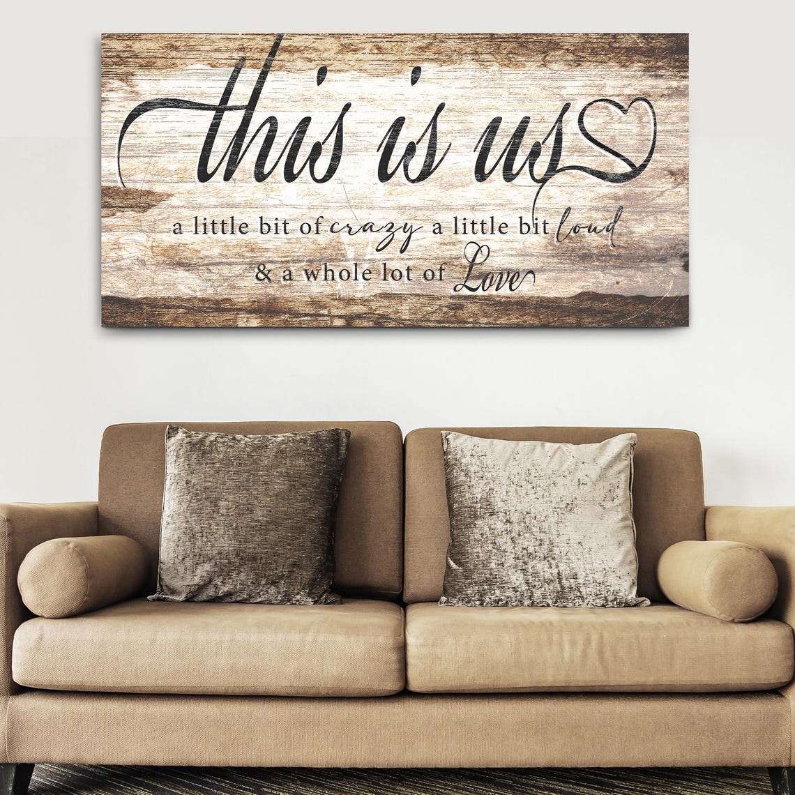 This is Us Canvas Sign | Family Sign | Above the Bed Decor | A Little ...