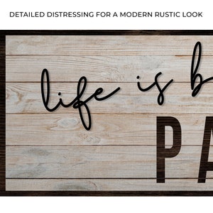 Patio Decor | Life Is Better On The Patio Sign | Personalized Bar Wall Art Outdoor Patio Signs | Patio Wall Decor Housewarming Gift image 4