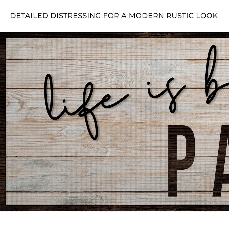 Patio Decor | Life Is Better On The Patio Sign | Personalized Bar Wall Art Outdoor Patio Signs | Patio Wall Decor Housewarming Gift image 4