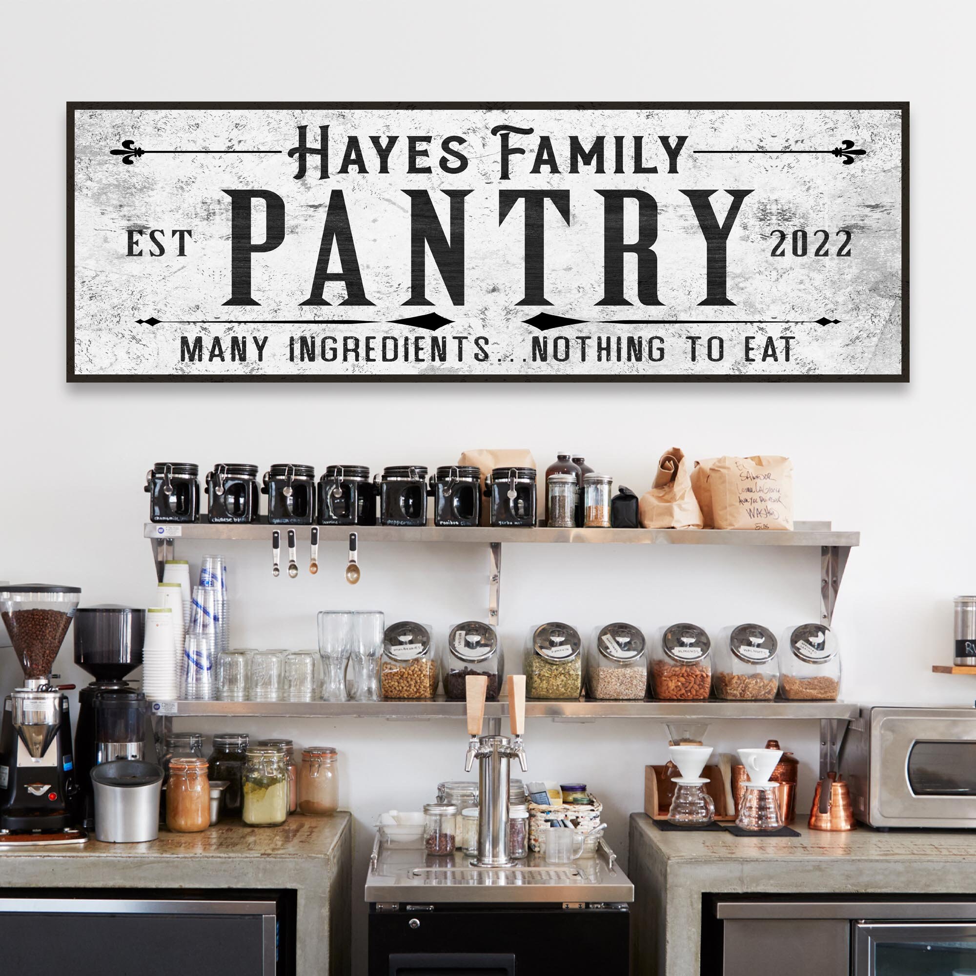 Pantry Sign Kitchen Sign Farmhouse Kitchen Decor Dining Etsy
