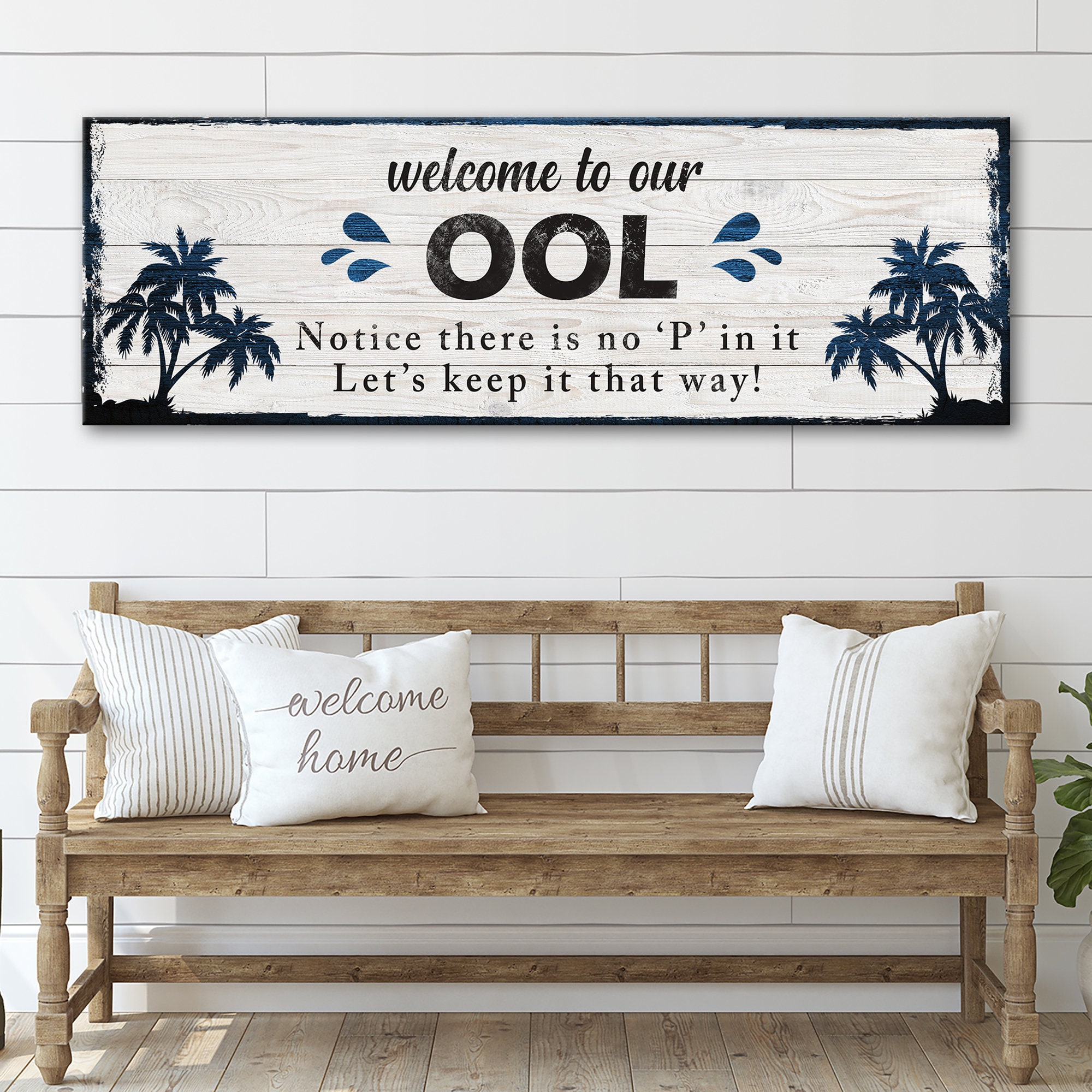 to Our Pool Sign Swimming Pool Sign Pool House Décor Etsy