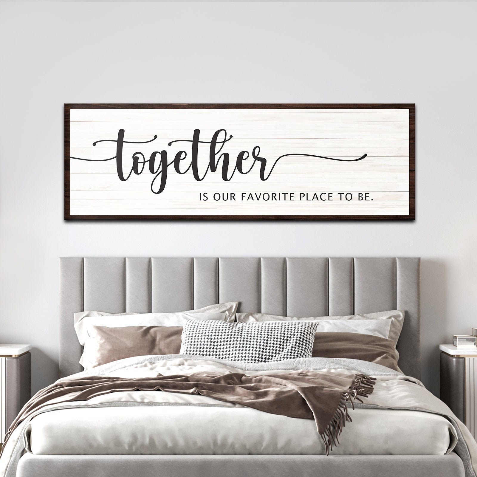 Master Bedroom Sign Together is Our Favorite Place to Be Sign Etsy