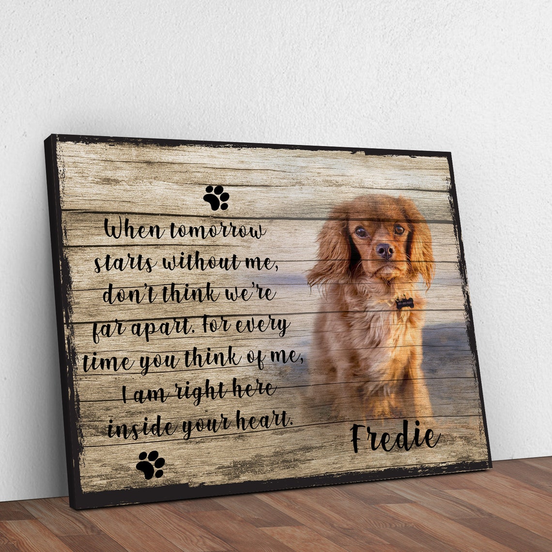 Pet Sympathy Gift Pet Loss Frame Dog Memorial Cat Memorial Etsy
