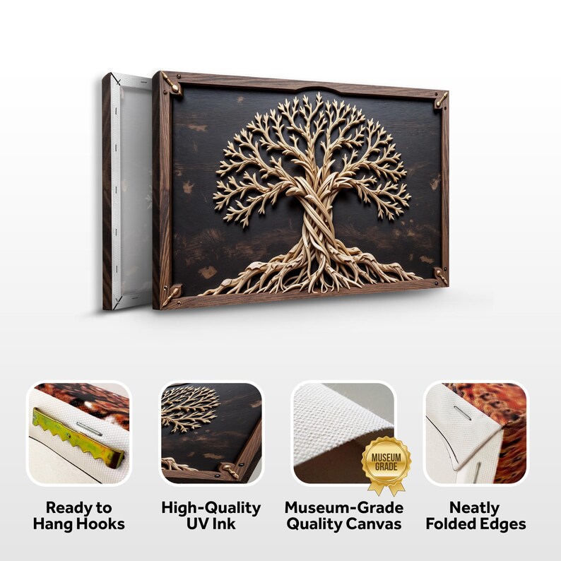 Tree of Life Wall Art | Modern Living Room Decor | Celtic Tree of Life ...