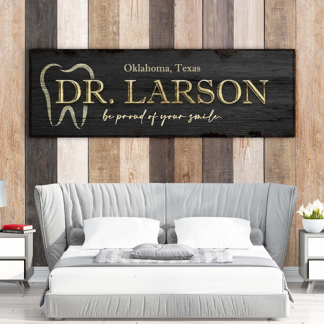 Dental Office Sign Decor Be Proud of Your Smile Wall Art Dentist Office