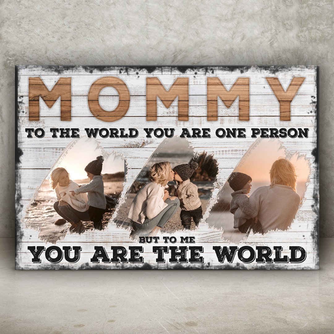 Personalized Mommy Sign Custom Gift Portraits for Moms You - Etsy