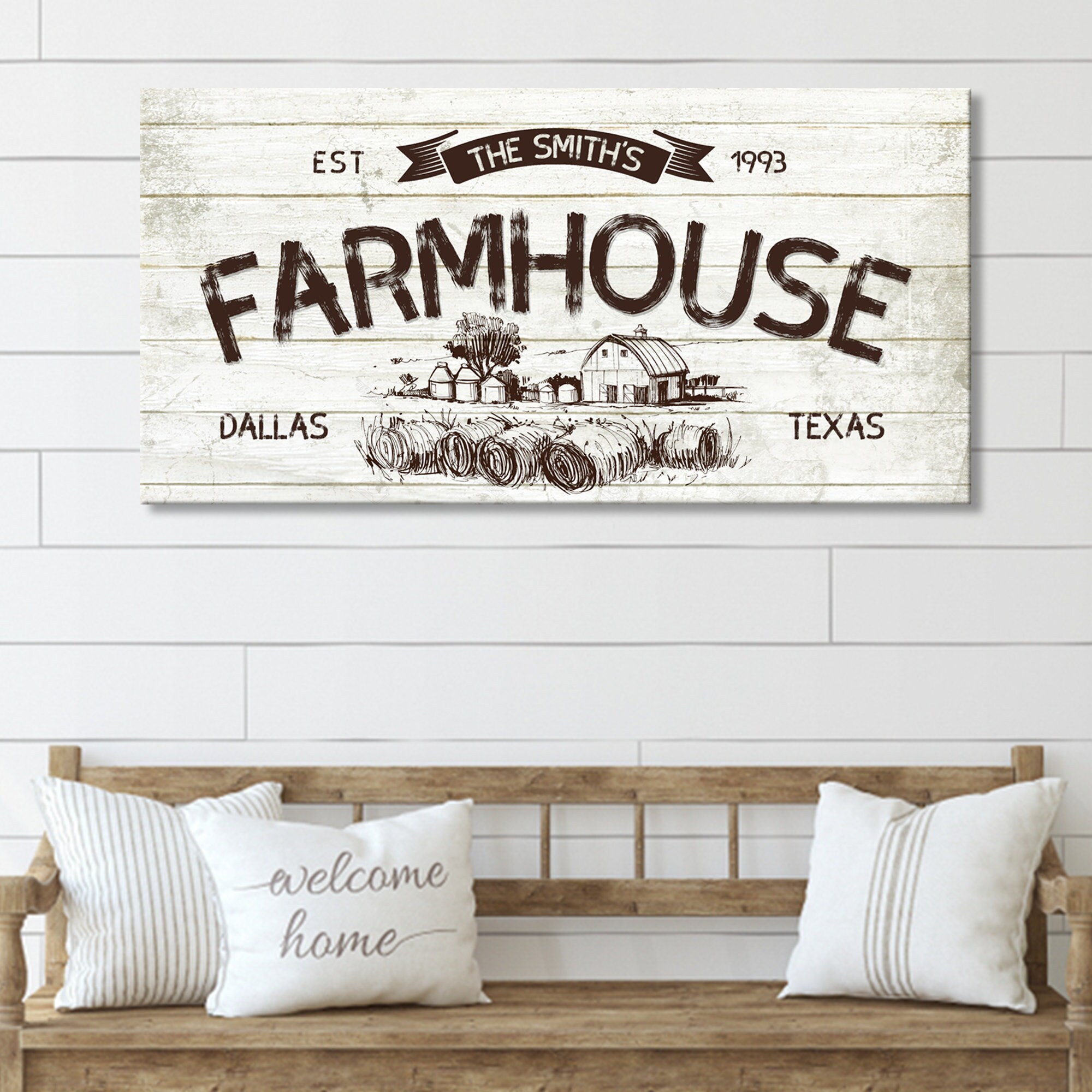 Vintage Farm Sign Farmhouse Decor Rustic Farm Decor Signs for | Etsy