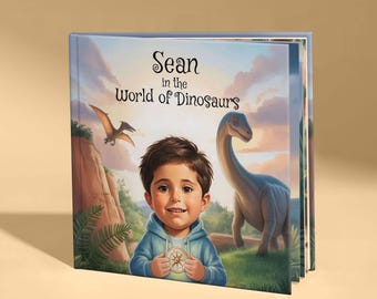 The World of Dinosaurs | Personalized Kids Storybook | Custom Dino Adventure | Educational Baby Gift | Prehistoric Learning Book
