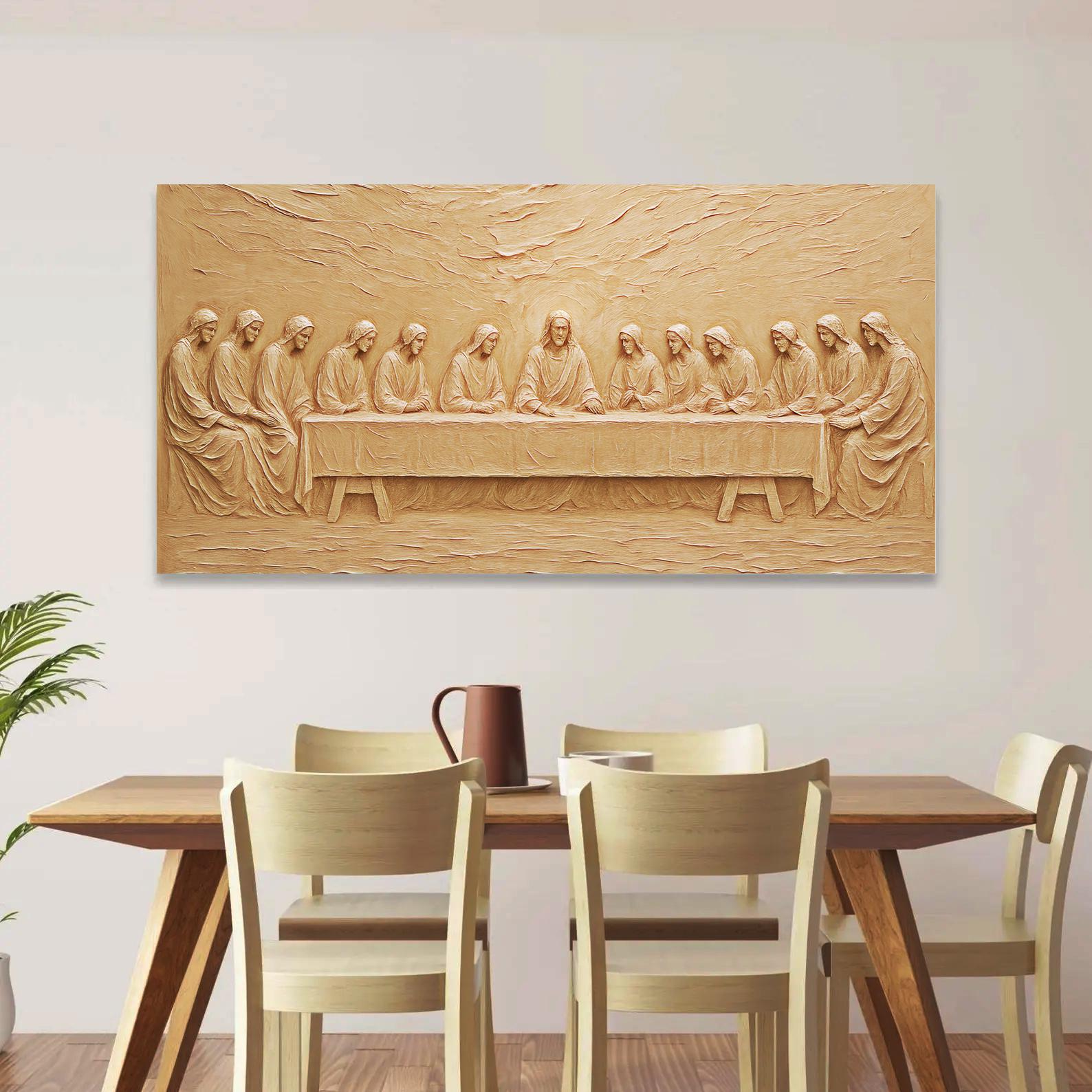 The Last Supper Minimalist Faith Wall Art | Christian Wall Art | Jesus ...