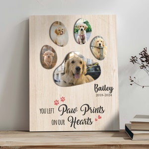 Pet Memorial Portrait | Pet Memorial Gift | Custom Dog Portrait | Custom Dog Lover Gift Canvas | Pet Loss Gift Sign | Pet Remembrance Gift