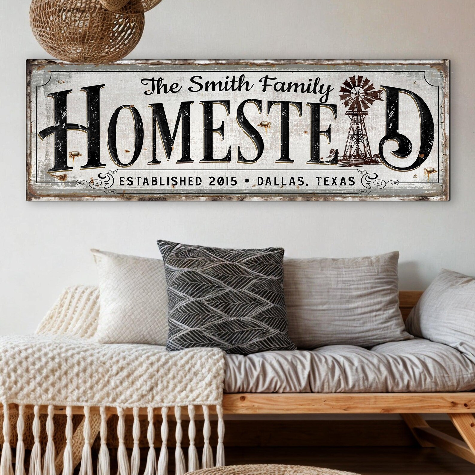 Personalized Homestead Sign Decor | Family Homestead Sign | Custom Farm ...