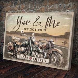 We Got This Bikers Couple Sign