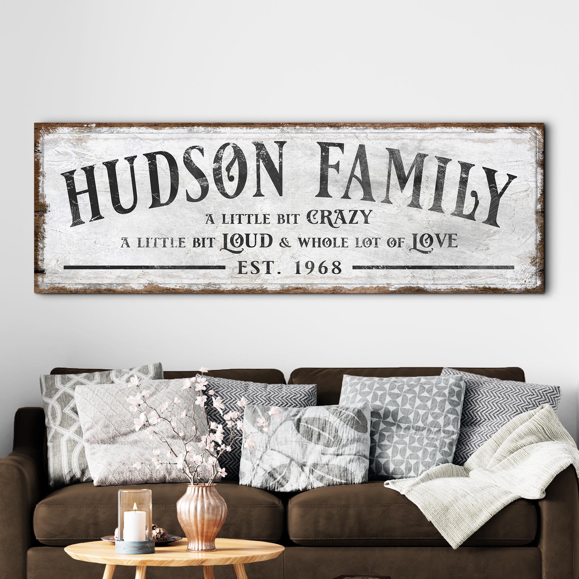 Personalized Last Name Sign | Wedding Anniversary Gift | Custom Name ...