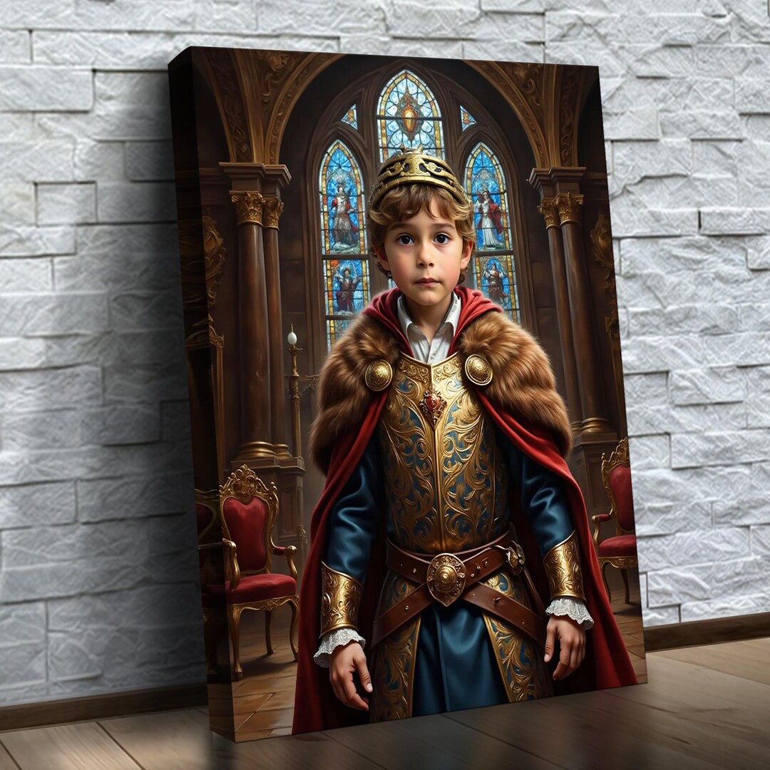 Custom Prince Portrait From Photo | Personalized Royal Portrait ...