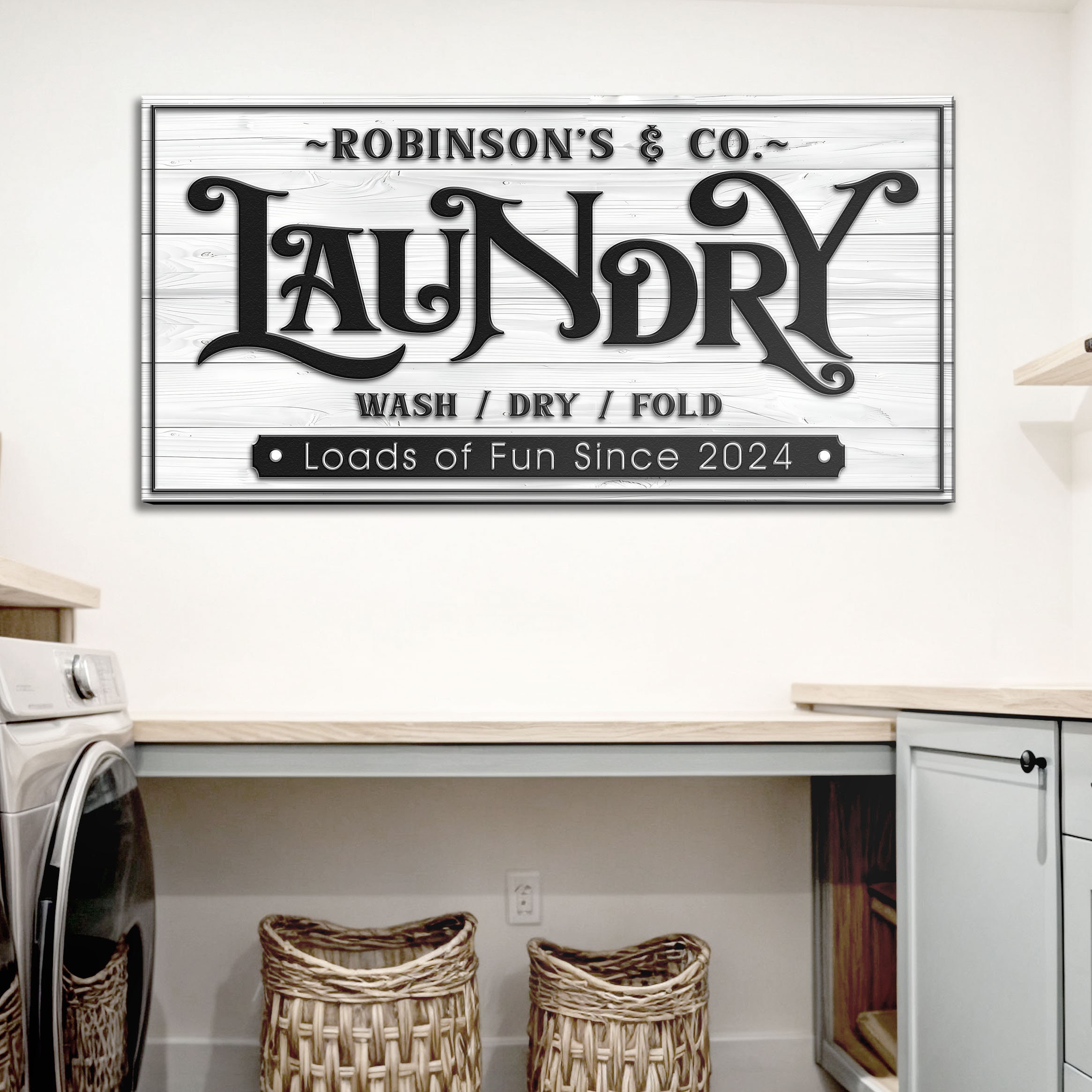 Personalized Laundry Room Decor | Farmhouse Laundry Sign | Laundry Room ...