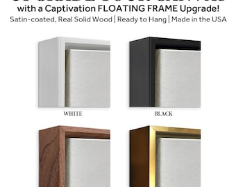 Canvas Floating Frames Upgrade | Wood Frame Add-On for Existing Orders | Frames Not Sold Separately