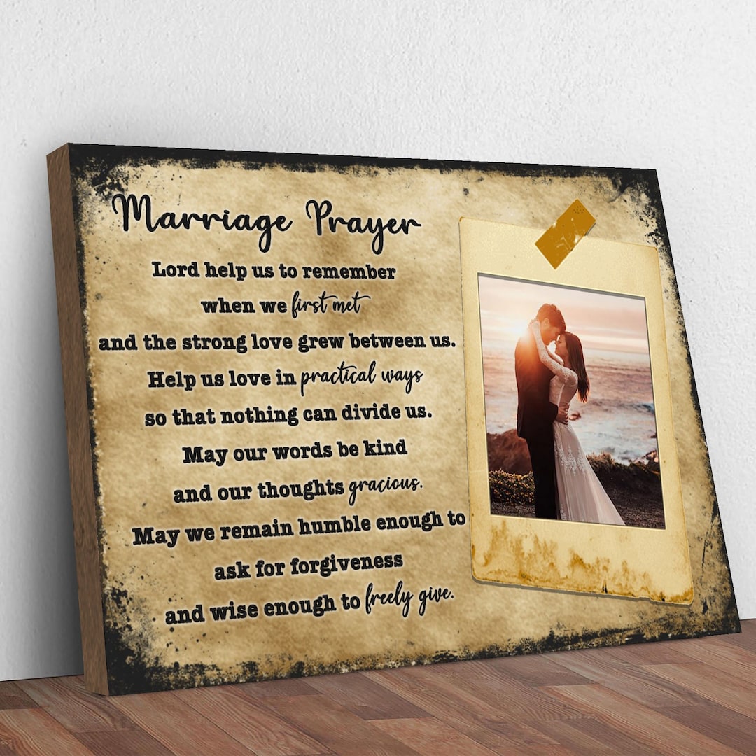 Susan Lange Designs Prayer Acrylic Art 4x6 Marriage Vows main image 0