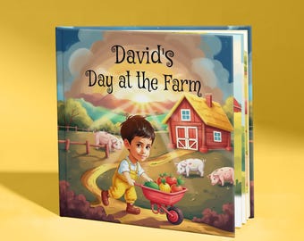 A Day at the Farm | Personalized Children's Bedtime Storybook | Farm Adventure & Fun Learning | Animal Book | Educational Gift for Kids