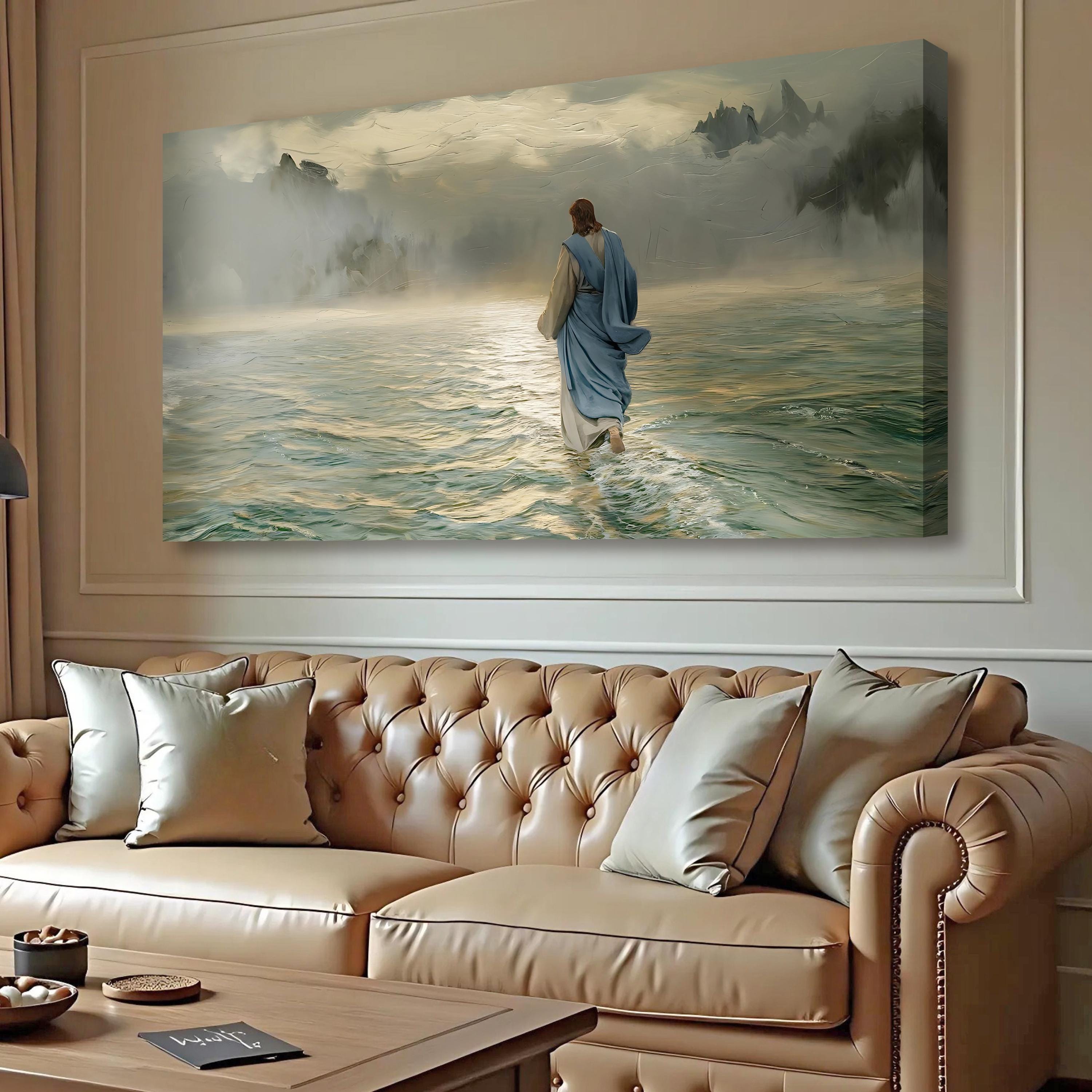 Walking on Water - Faith Wall Art | Christian Wall Art | Spiritual Home ...