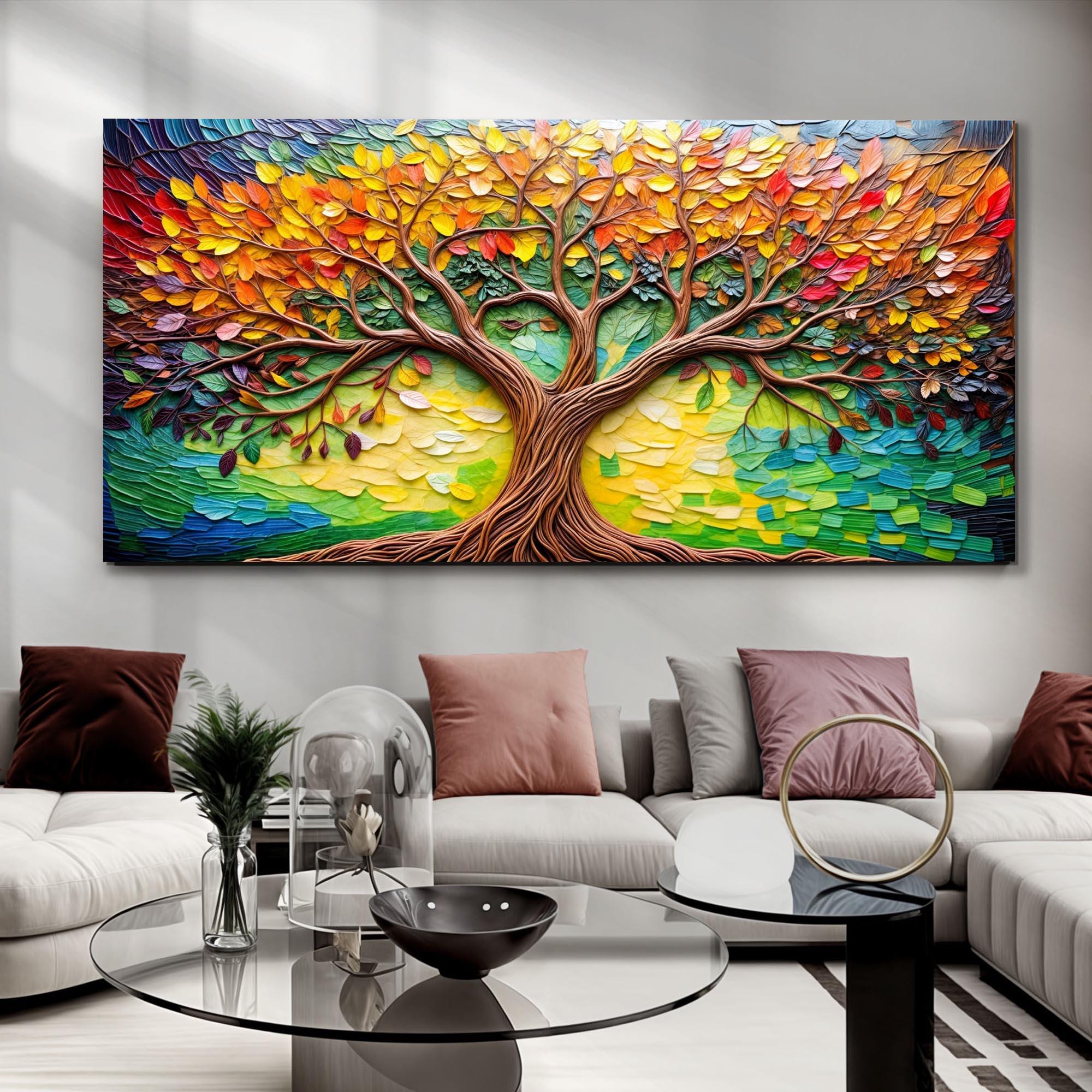 Tree of Life Wall Art | Modern Living Room Decor | Tree of Life Wall ...