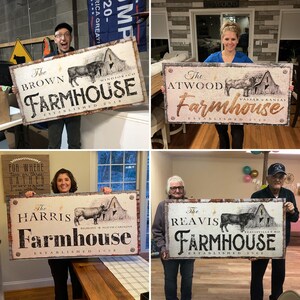 Farmhouse Custom Sign | Farm Sign | Farm Wall Decor | Homestead Canvas ...