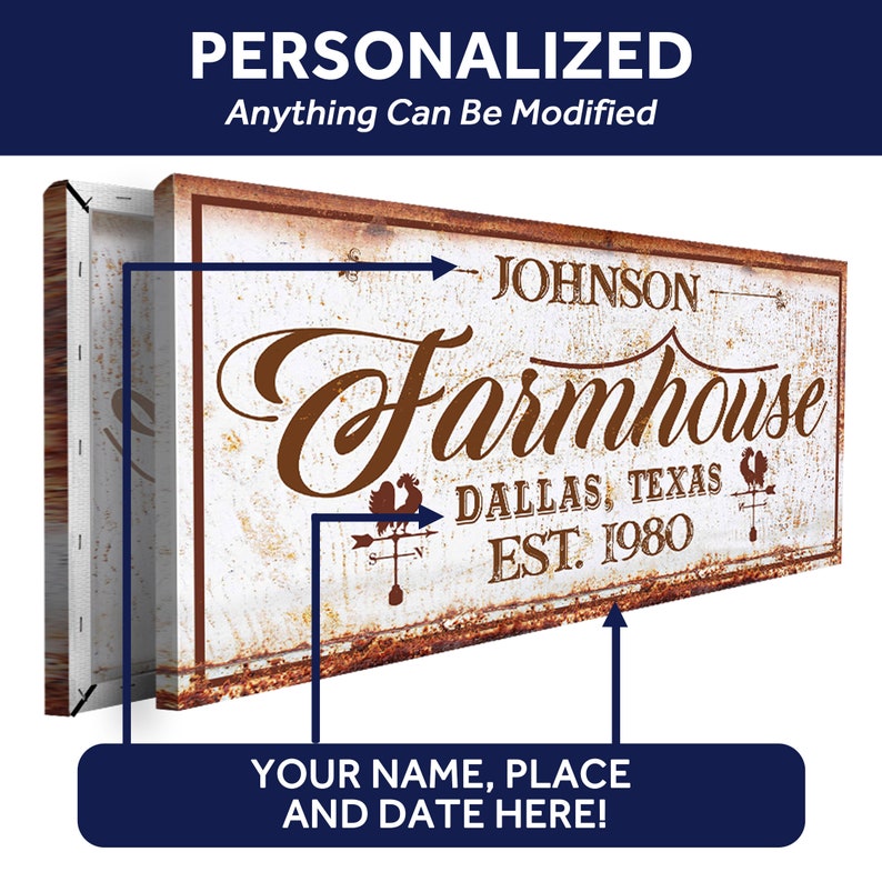 Modern Farmhouse Sign | Primitive Decor Cattle Sign | Vintage Farm Wall ...
