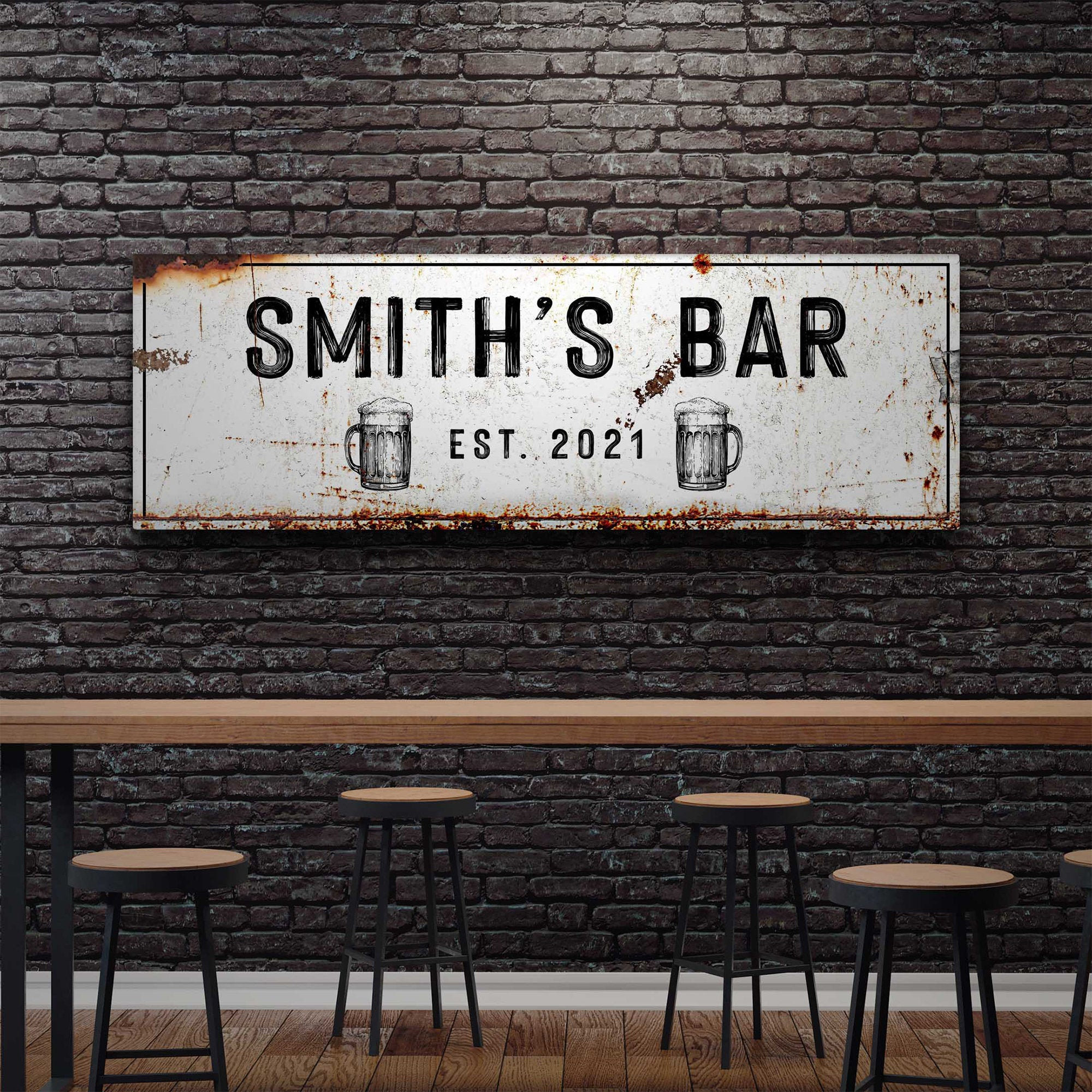 bar-sign-personalized-last-name-bar-sign-established-date-bar-etsy