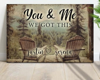 thumbnail image 2 of You And Me - We Got This - Canvas, Poster Custom Name Horse EV07162020 2 of 9