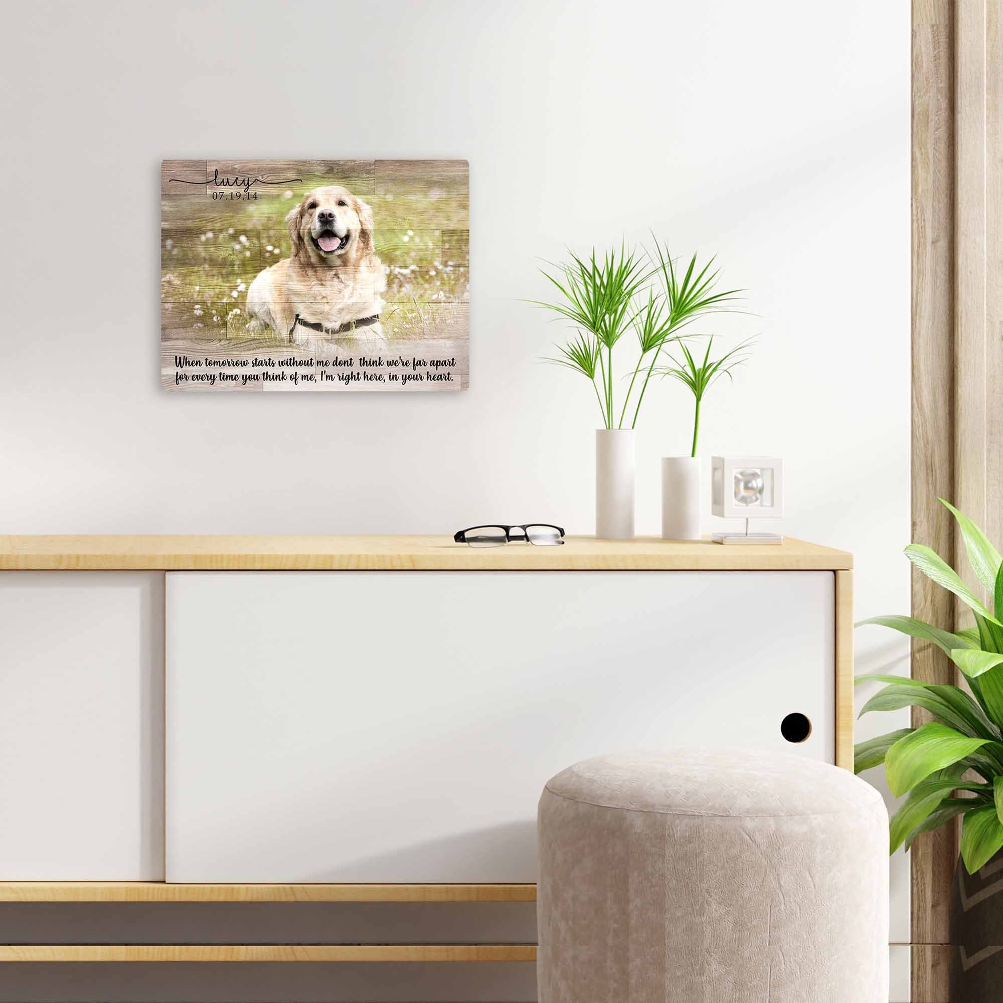 Dog Died Gift Memorial Picture Frame for Loss of Dog Cat Dog Etsy