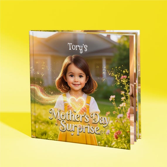 Mother's Day Surprise | Personalized Mothers Day Book | Custom Kids Book for Mom | Mommy Gift from Child | Keepsake Mom Gift Idea