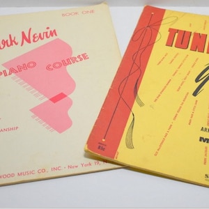 Music Books Mark Nevin Sheet Music Two Piano Music 1953 Piano Course 1960