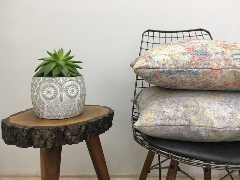 square cushion 18x18 woven sofa throw pillow beige yellow linen pillow multicolor pillow cover modern shape padding pillow case