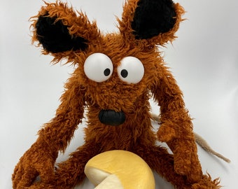 Brown Sugar - hand puppet,  muppet style