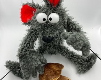 Mr Rat - hand puppet, muppet style