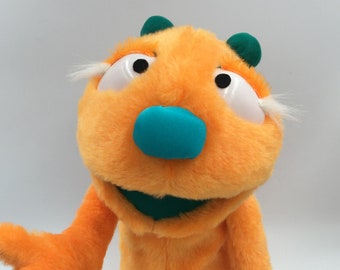 Orange Hero - hand puppet, muppet style