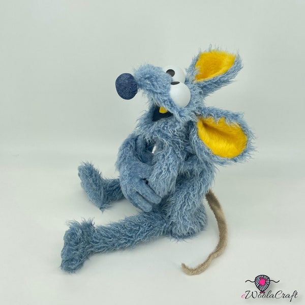 Ratty Joy - hand puppet, muppet style