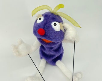 Smart Larry with white accent - hand puppet, monster puppet