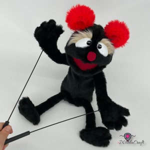 Dark Liloo - hand puppet, muppet style
