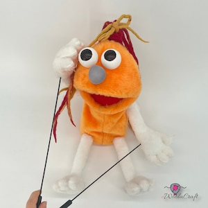 Sunshine Baby with white accent - hand puppet, toy for girl