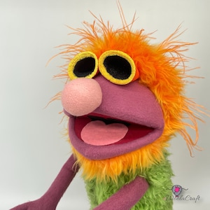 Mahna Mahna inspired hand puppet,  muppet style