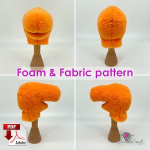 The long nose-shaped puppet&#39;s head PATTERN